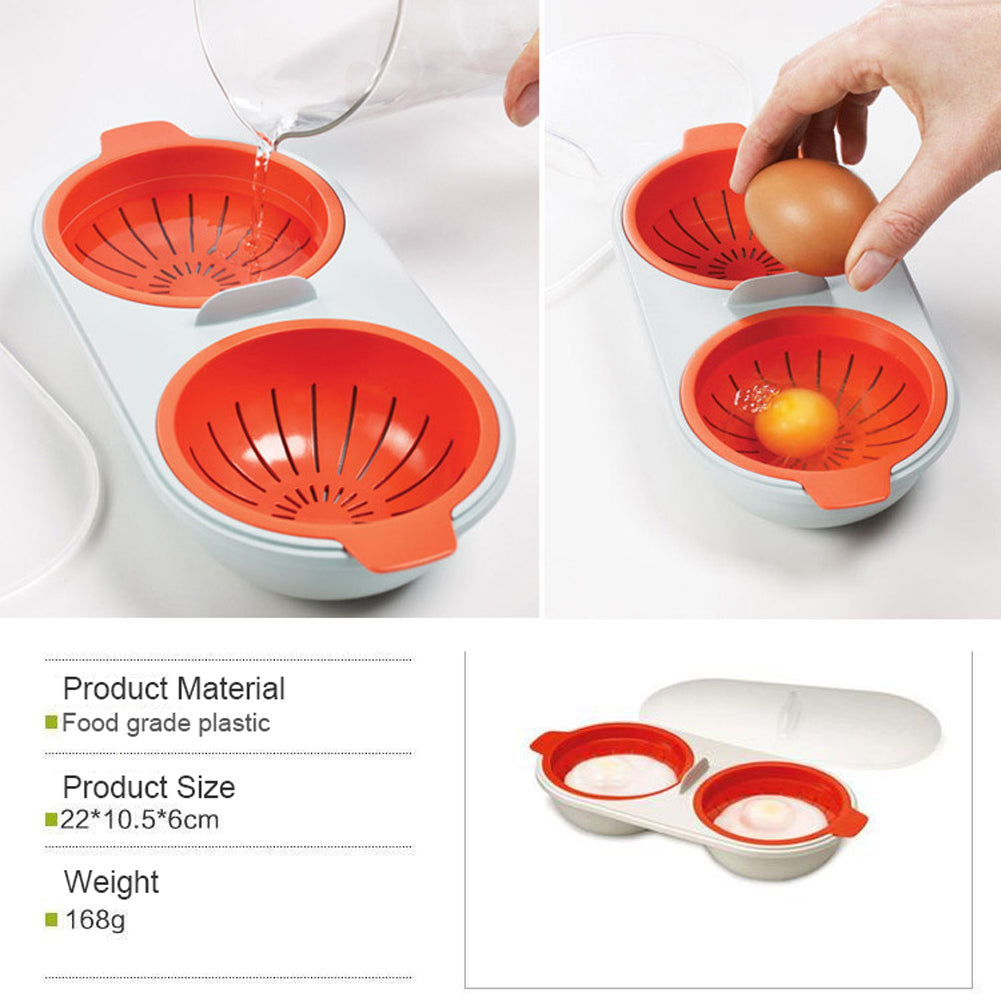 Microwave egg poacher