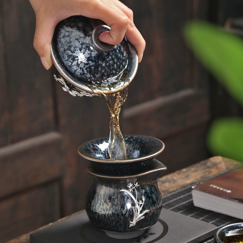 Asian tea set pottery