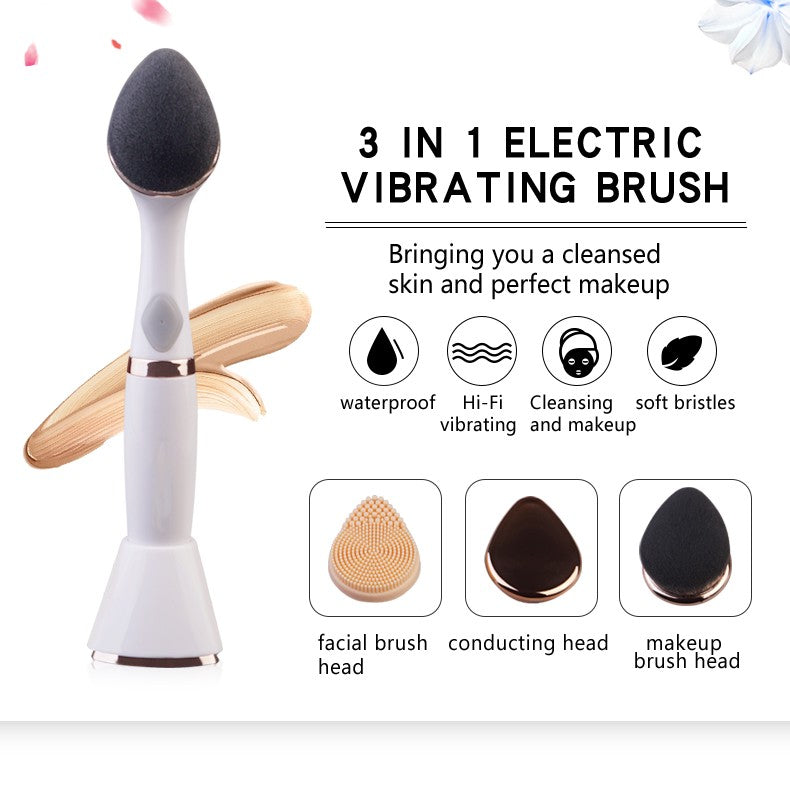 Multifunctional face wash brush