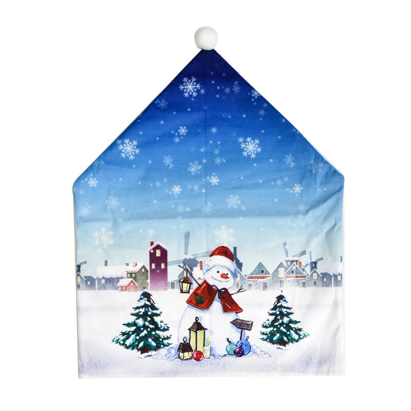 Christmas cartoon chair covers