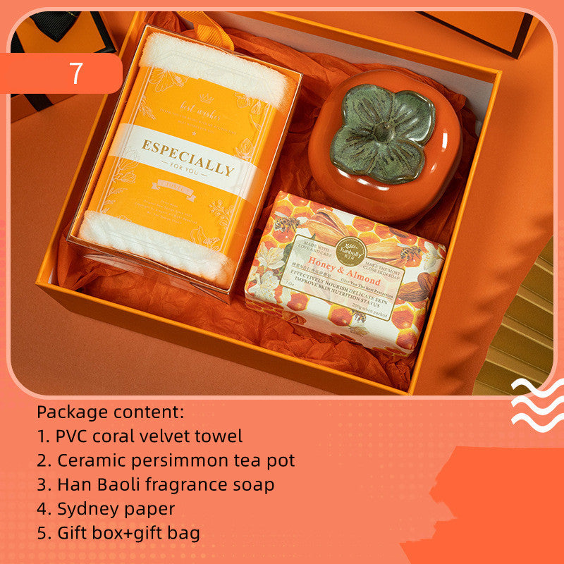Relaxing spa tea set
