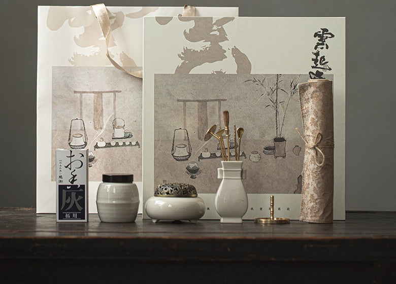 Chinese incense burner gift set