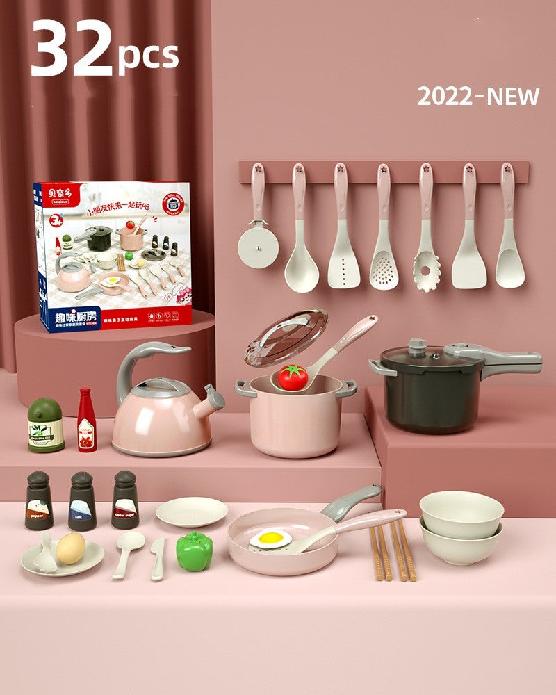 Kids cooking play set