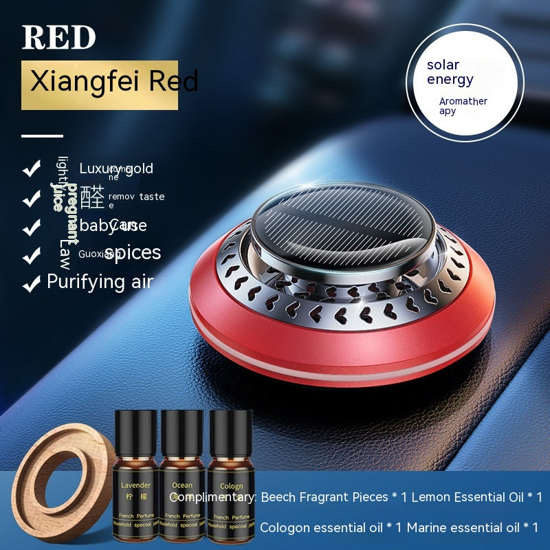 Car perfume with solar
