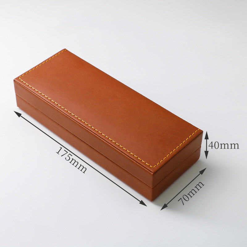 Luxury leather pen case