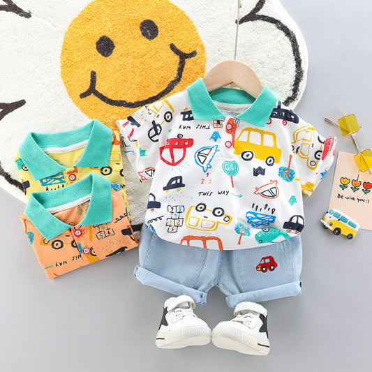 Baby boy casual clothes set