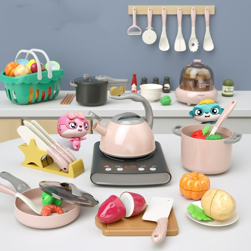 Kids cooking play set