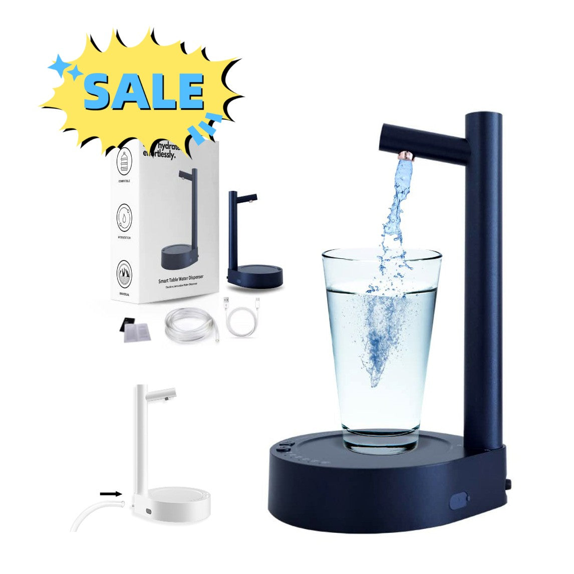 Rechargeable water dispenser