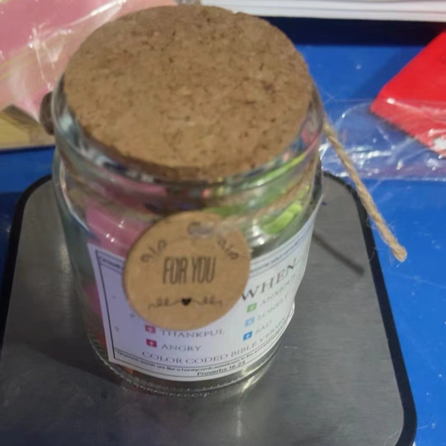 Bible verse jar gift set