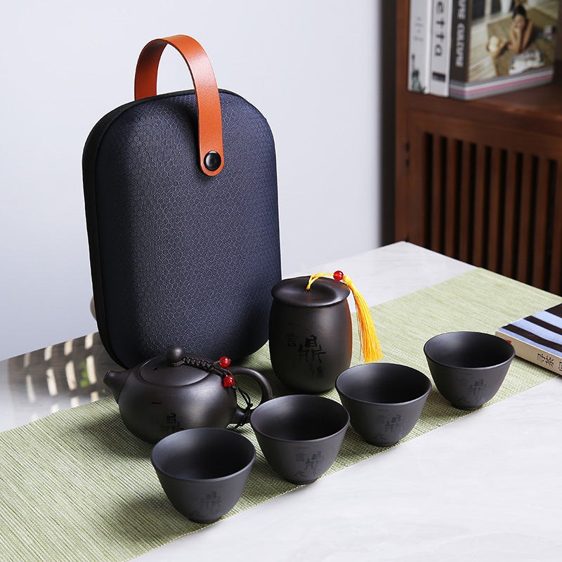 Portable tea set for travel