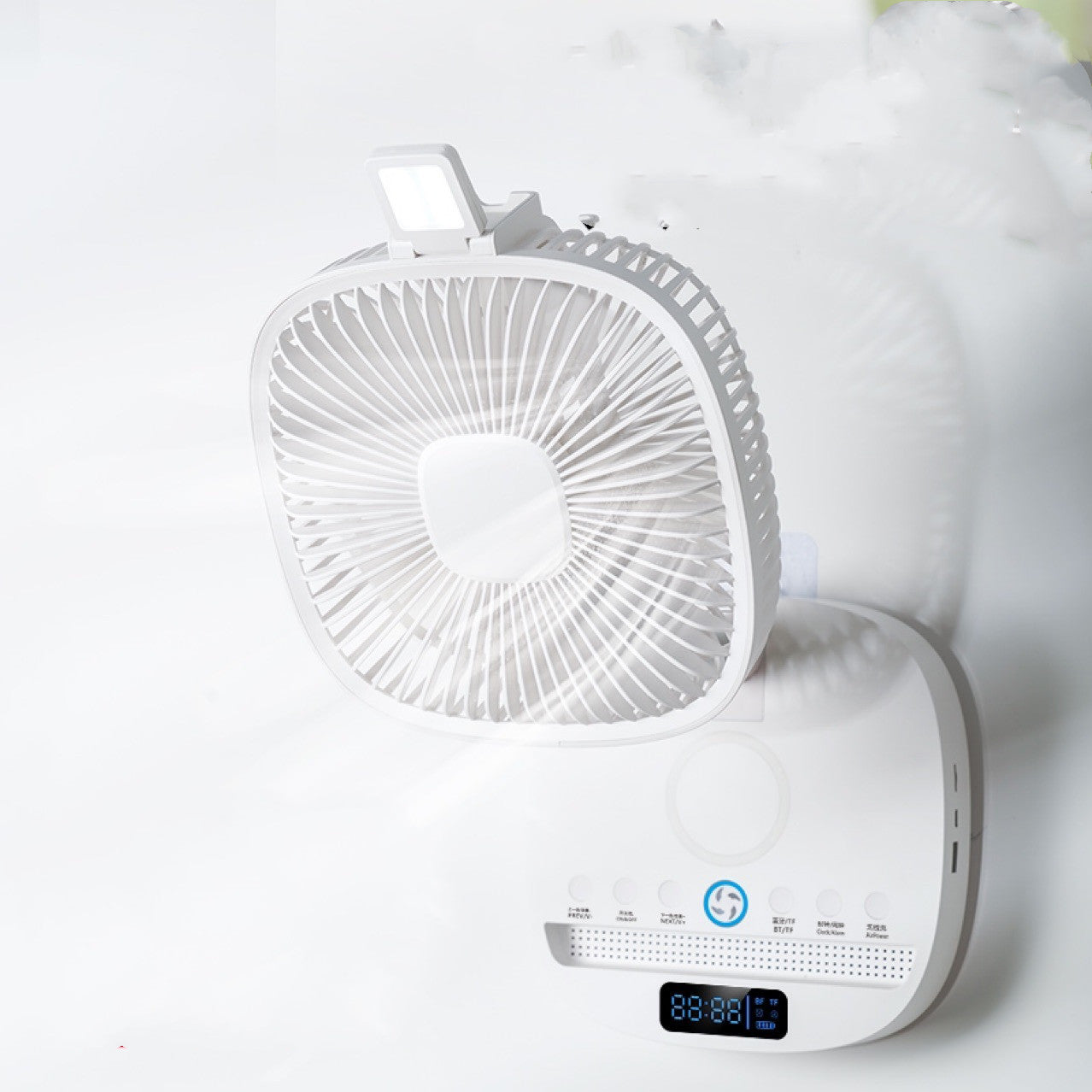 Portable fan with Bluetooth