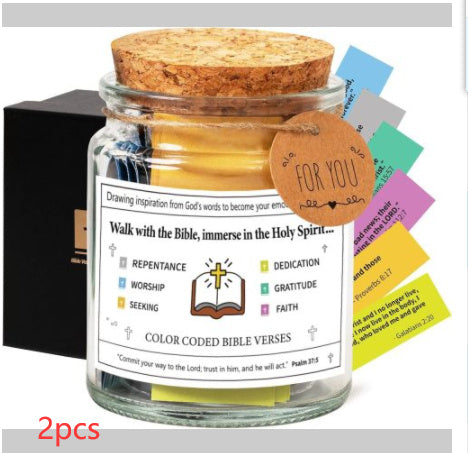 Bible verse jar gift set