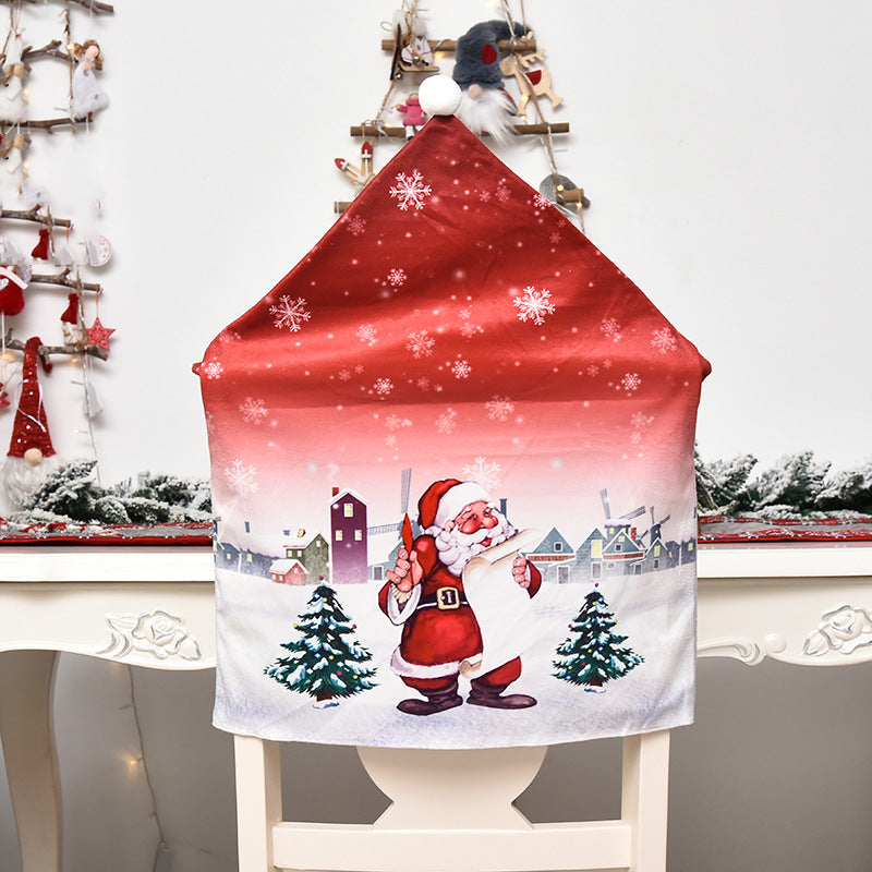Christmas cartoon chair covers