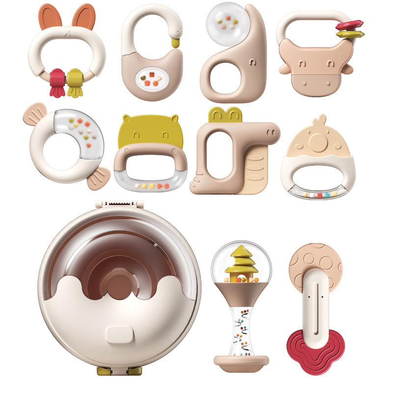 Baby rattle teether set