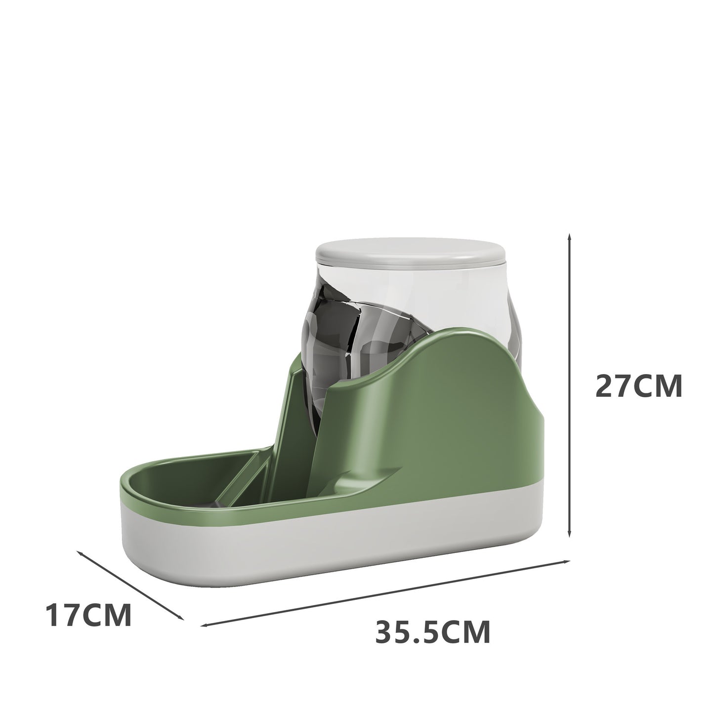 Pet feeding dispenser