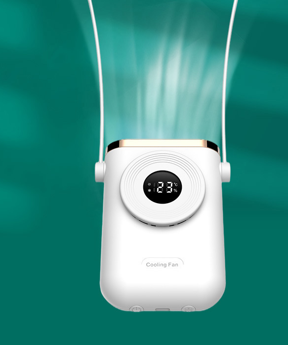 Neck fan portable