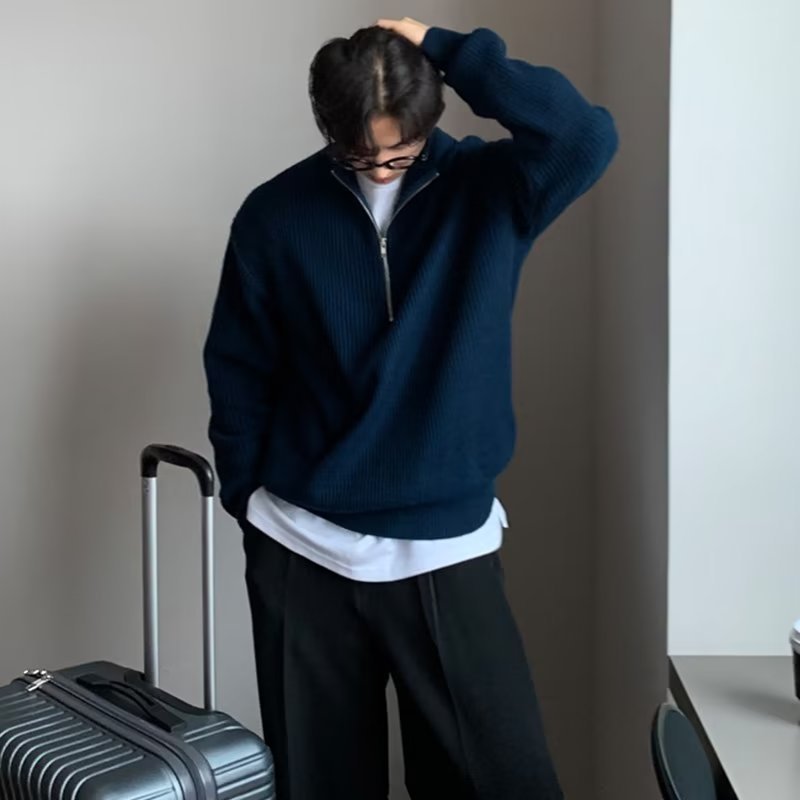 Men cardigan sweater