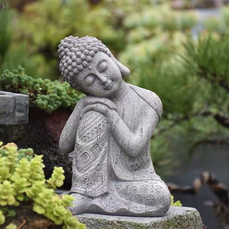 Garden flower pot Zen Buddha