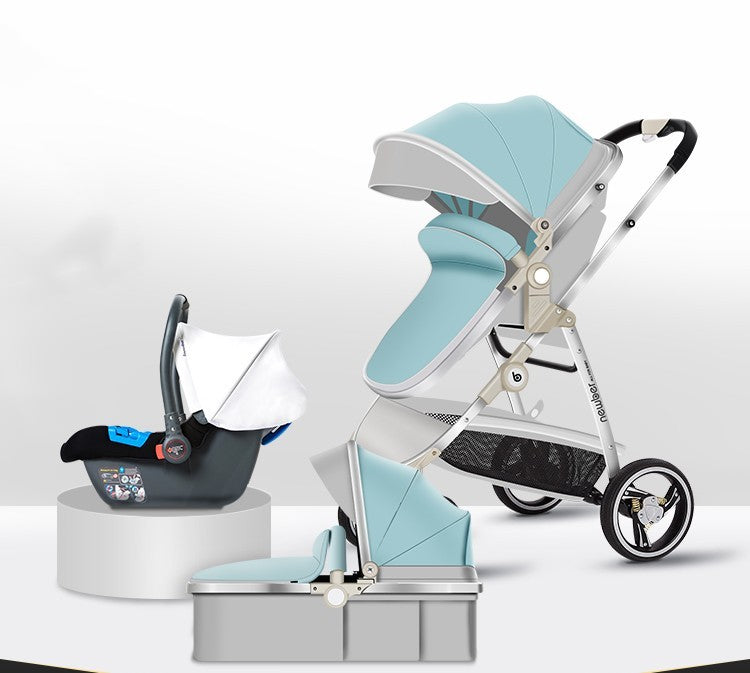 Baby stroller with 360 rotation