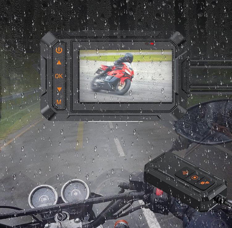 Driving recorder for motorcycle