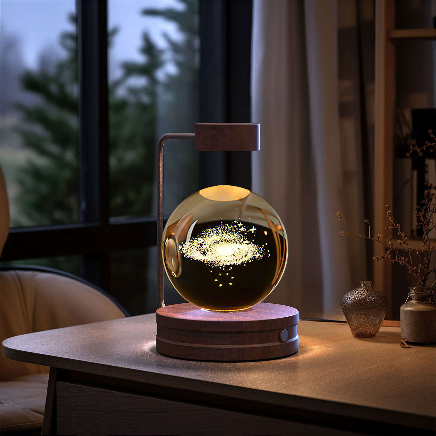 Night lamp crystal ball